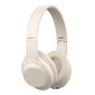 Havit H628BT Vezeték Nélküli Bluetooth Fejhallgató - Bézs