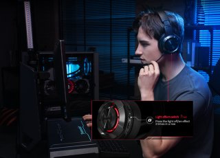 Edifier HECATE G30S Gamer vezeték nélküli Headset - szürke