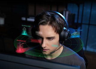 Edifier HECATE G30S Gamer vezeték nélküli Headset - szürke