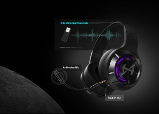 Edifier HECATE G30S Gamer vezeték nélküli Headset - szürke