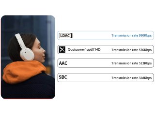 Edifier W820NB Plus Vezeték Nélküli Headset - kék