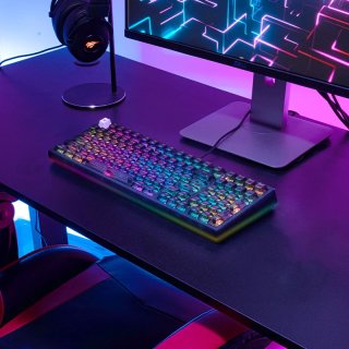 Havit KB875L - Mechanikus RGB Gamer Billentyűzet - Angol Kiosztás
