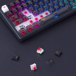 Havit KB875L - Mechanikus RGB Gamer Billentyűzet - Angol Kiosztás