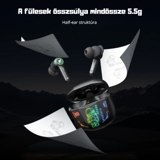 Onikuma T36 Space Vezeték Nélküli Gamer Fülhallgató