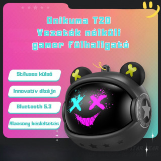 Onikuma T20 Vezeték nélküli Gamer Fülhallgató