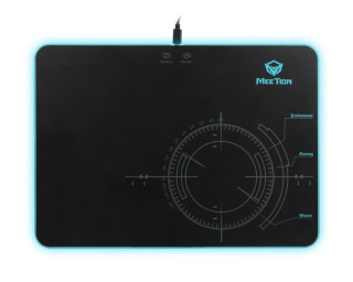 Meetion Háttérvilágítású Gamer Egérpad MT-P010