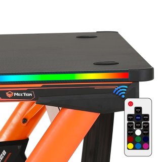 Meetion MT-DSK20 E-Sport Gamer asztal RGB világítással
