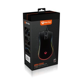 Meetion MT-G3330 Gamer Egér - Fekete