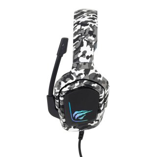 Havit H653d RGB Gamer Fejhallgató - Terepszínű fehér