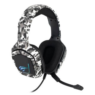 Havit H653d RGB Gamer Fejhallgató - Terepszínű fehér