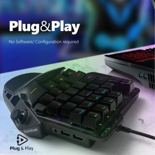 Vertux COMBAT egykezes Gamer Billentyűzet