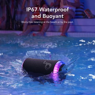 Anker Soundcore Glow Hordozható Bluetooth Hangszóró - Fekete