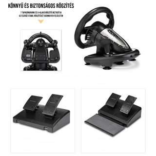 PXN-V3 PRO - Gamer Kormány Szett(PC / PS3 / PS4 / Xbox One / Switch)