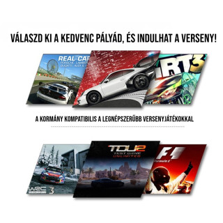 PXN-V3 PRO - Gamer Kormány Szett(PC / PS3 / PS4 / Xbox One / Switch)