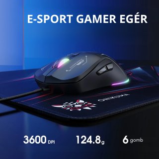 Onikuma CW917 RGB Gamer Egér