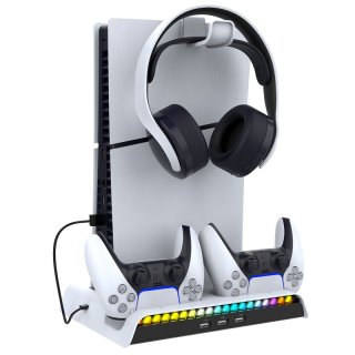 iPega PG-P5S006 Multifunkciós Playstation 5 Slim Állvány RGB