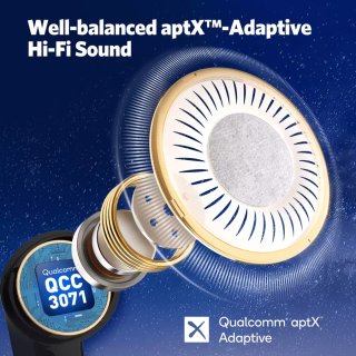 Earfun AirPro 3 Vezeték Nélküli TWS Fülhallgató - Fekete