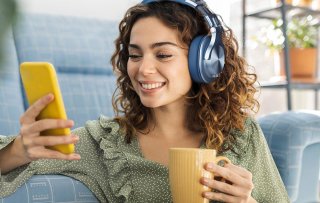 OneOdio Fusion A70 Vezeték Nélküli Bluetooth Headset - Világoskék