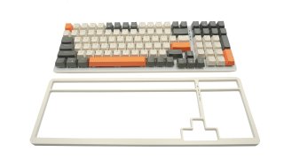 Acer OKW214 Mechanikus Gamer Billentyűzet - Bézs-Narancs-Fekete - Angol kiosztás!