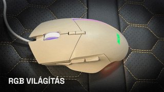 Acer OMW211 Gamer Egér - Latte