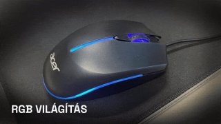 Acer OMW020 Egér - Fekete