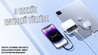 Remax Sucha Pro RPP-603 gyorstöltő Powerbank 20000mAh - Fehér
