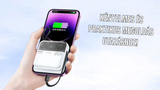 Remax Sucha Pro RPP-603 gyorstöltő Powerbank 20000mAh - Fehér