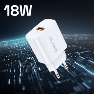 Remax Kiddy Series USB-A Gyorstöltő Adapter - 18W