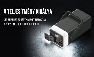 Remax Flourite RPP-596 Kültéri Powerbank 40000mAh - Szürke