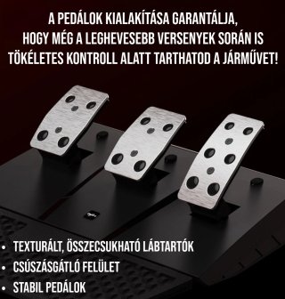 PXN-V9GEN2 Gamer Kormány Szett (PC / PS3 / PS4 / Xbox One / Xbox Series S&X)