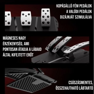 PXN-V9GEN2 Gamer Kormány Szett (PC / PS3 / PS4 / Xbox One / Xbox Series S&X)