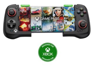 GameSir X4 Aileron Vezeték Nélküli Kontroller Telefontartóval - Fekete-Zöld