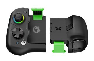 GameSir X4 Aileron Vezeték Nélküli Kontroller Telefontartóval - Fekete-Zöld