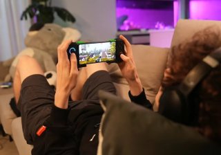 GameSir X4 Aileron Vezeték Nélküli Kontroller Telefontartóval - Fekete-Zöld