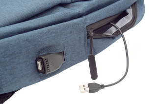 Stride On-the-Go USB Portos Laptop Hátizsák 15,6" - Kék