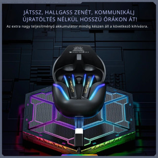 Onikuma T27 Vezeték Nélküli Gamer Fülhallgató