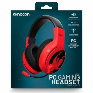 Nacon GH-120 Gamer Headset - Piros
