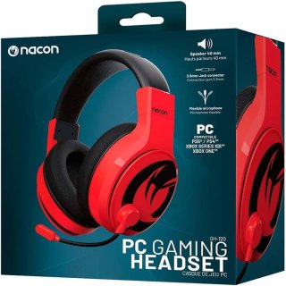 Nacon GH-120 Gamer Headset - Piros