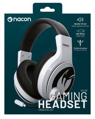 Nacon GH-120 Gamer Headset - Fehér