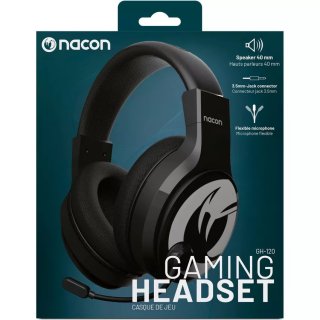 Nacon GH-120 Gamer Headset - Fekete
