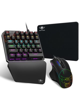 Spirit of Gamer XPERT-G700 Mechanikus billentyűzet, egér, egérpad csomag - US kiosztás