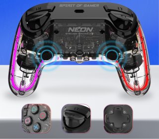 Spirit of Gamer Wireless Bluetooth RGB kontroller - Neon