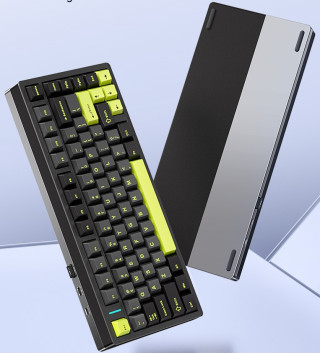 AULA M75 Vezeték Nélküli Mechanikus Gamer Billentyűzet - Fekete