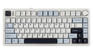 AULA F75 Vezeték Nélküli Mechanikus Gamer Billentyűzet - Fehér-Kék
