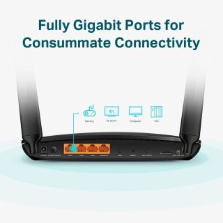 TP-Link Archer MR600 AC1200 4G+ Cat6 Dual-Band vezeték nélküli router