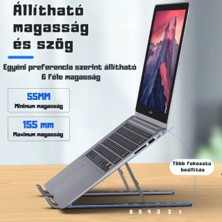 MCHOSE Laptop állvány N3 Ezüst