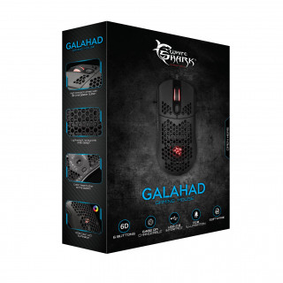 White Shark GALAHAD Black Gaming Egér