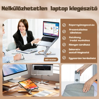 MCHOSE Laptop állvány N86 Ezüst