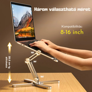 MCHOSE Laptop állvány N86 Ezüst