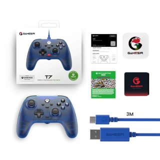 GameSir T7 Vezetékes Xbox & PC Kontroller - Sötétkék